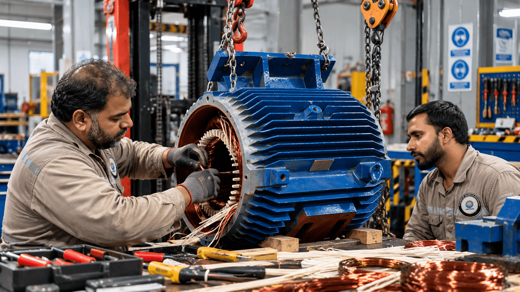 Industrial AC/DC Motor & Pump Overhaul
